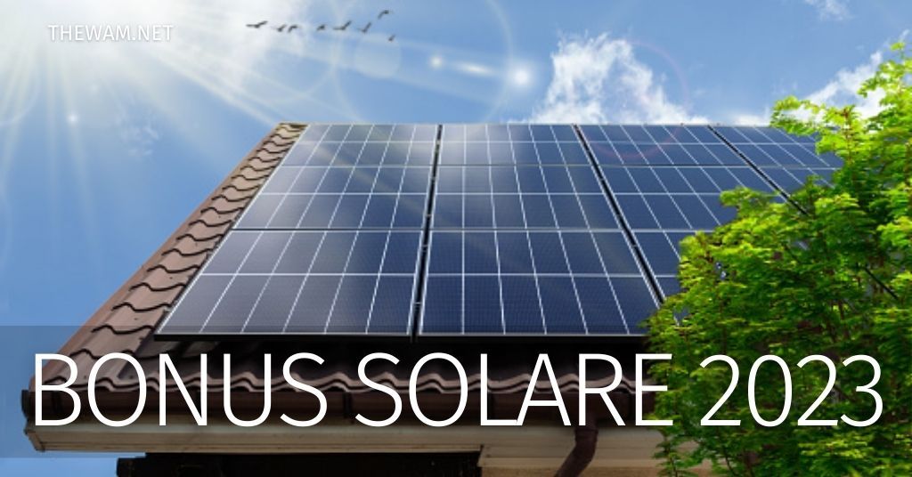 Bonus solare 2023