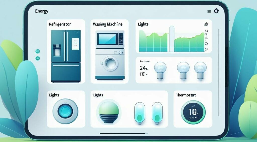 Tablet che gestisce i dispositivi di una smart home