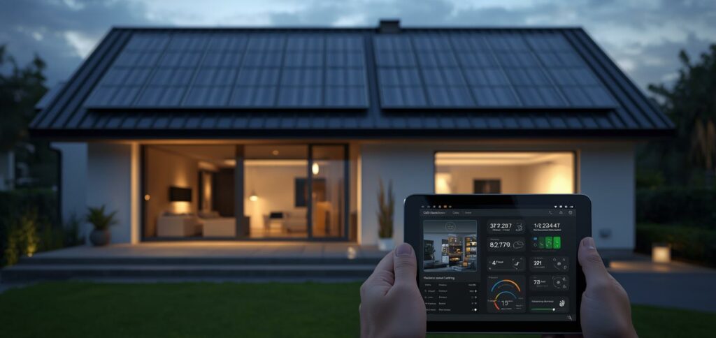 gestione dei sistemi ad energia solare con Tablet