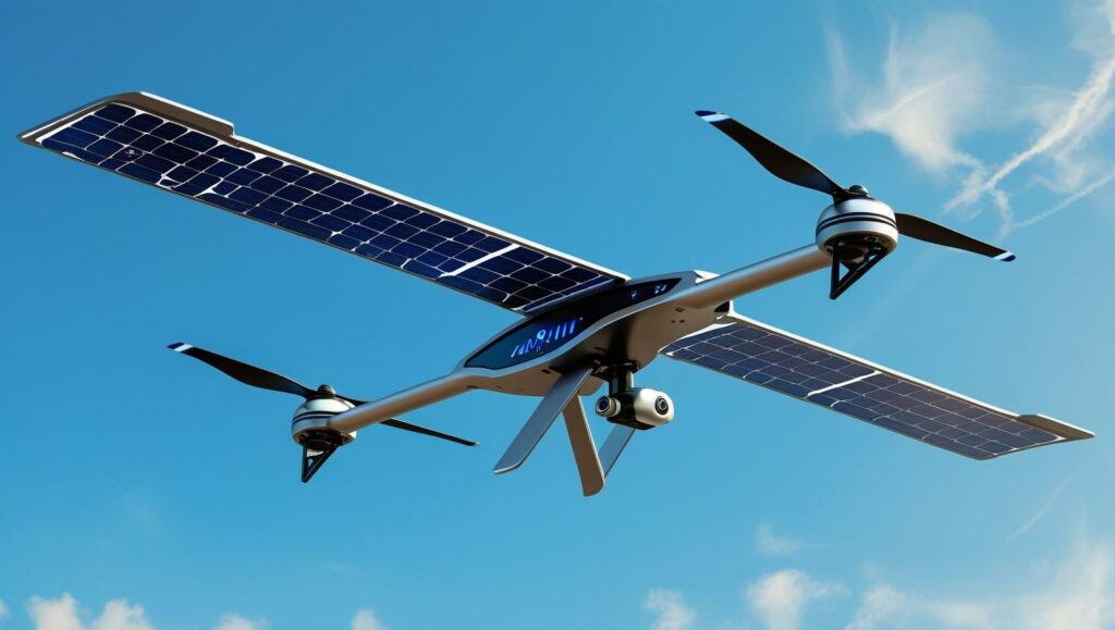 Droni ad Energia Solare in volo